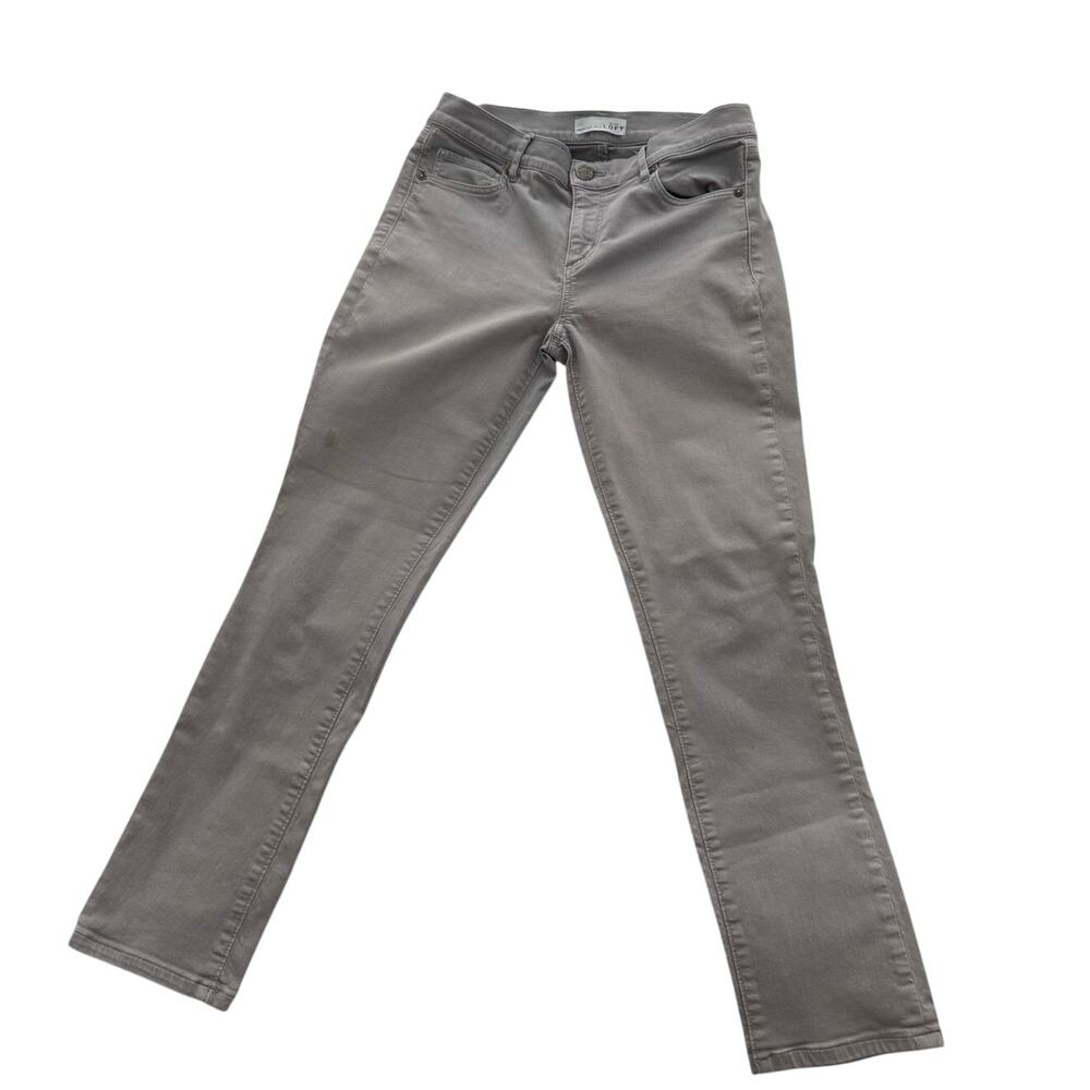 Loft Skinny Crop Gray Jeans Size 26/2
